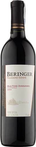 BERINGER FOUNDERS ZINFANDEL