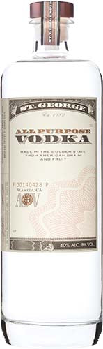 ST GEORGE PURPOSE VODKA