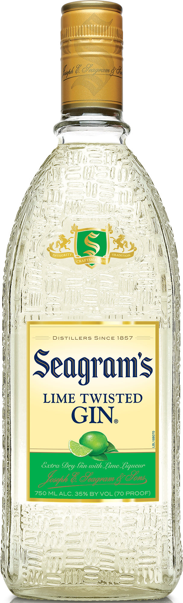 Seagram Extra Dry Gin Lime Twisted | Liquor Cave