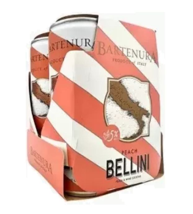 Bartenura Peach Bellini  4Pk Can