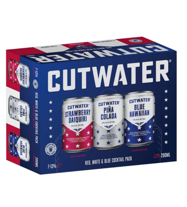 Cut Water Red White Blue  12Pk