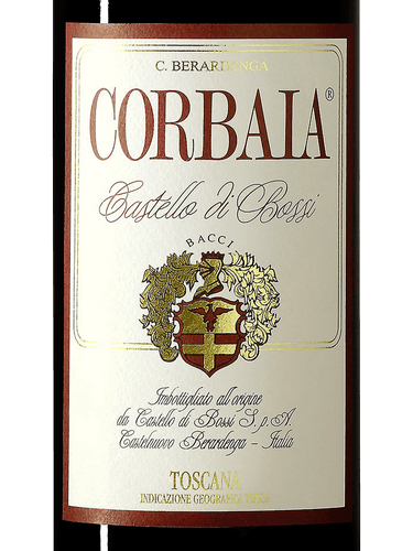Castello Di Bossi Corbaia Igt (70Sang 30Cabsv) Org  750Ml