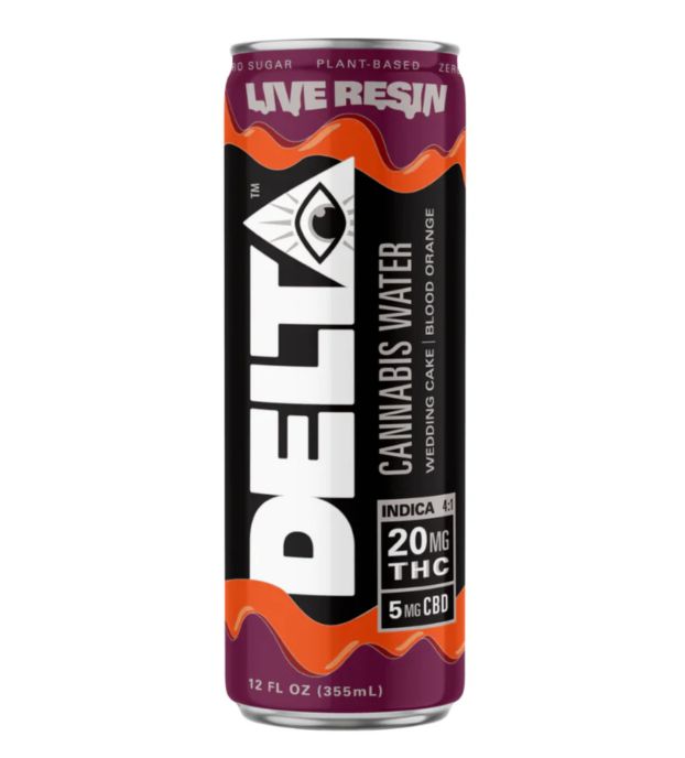 Delta Beverage Blood Orange Cannibas Water
