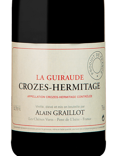 Dom Alain Graillot La Guiraude Crozes Hermitage Rouge 2022