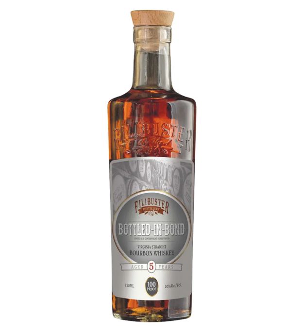 Filibuster  Bottled in Bond  Straight Bourbon Whiskey