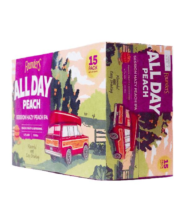 Founders All Day Peach  Ipa 15 Pk Can