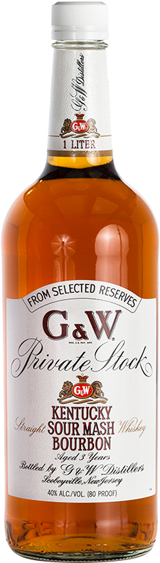 G&W Private Stock Bourbon 3 Year 750ml