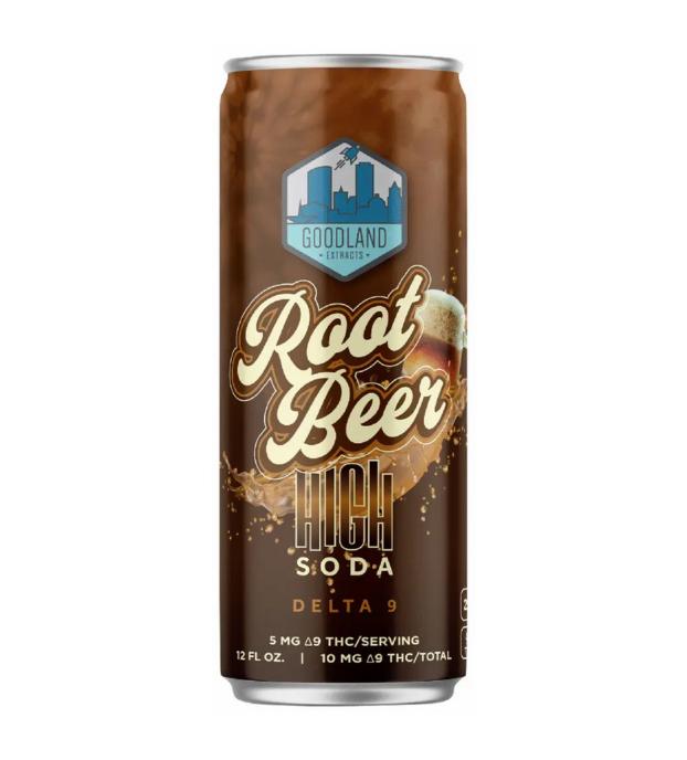 Good Land  Root Beer  High Soda 4Pk Cans