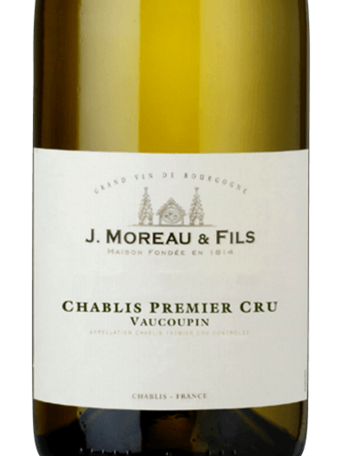 J Moreau Et Fils Chablis 1Er Cru Vaucoupin  750Ml