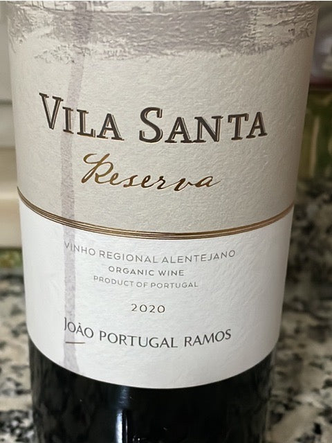 J Portugal Ramos Vila Santa Reserva Red Organic 750Ml