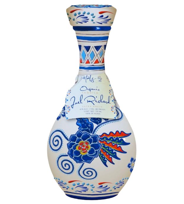 Joel Richard Ext Anejo Org Tequila Petals#2 Ceramic  82Pf 750Ml