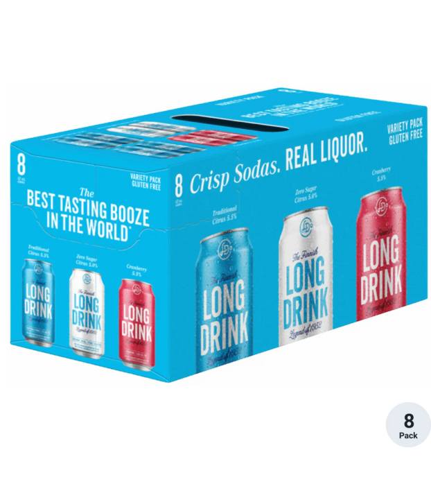 Long Drink Variety 8Pk Can