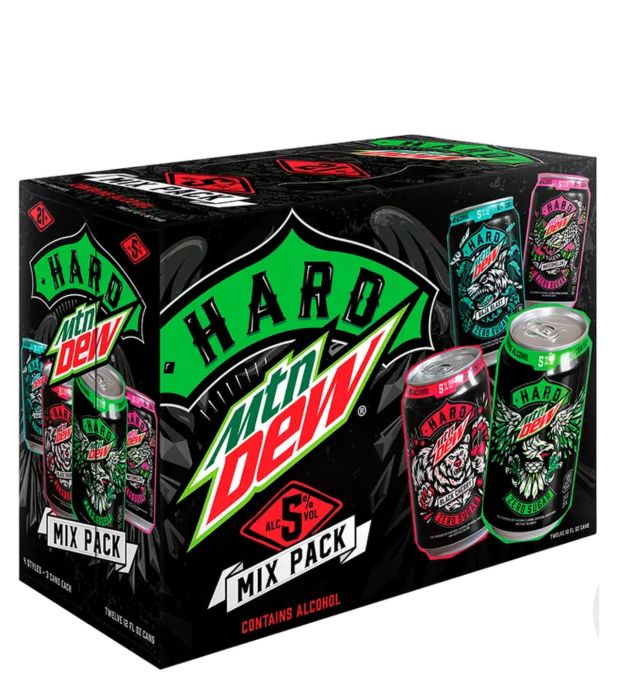 Mountain Dew Hard Variety 12 Pk Liquor Cave
