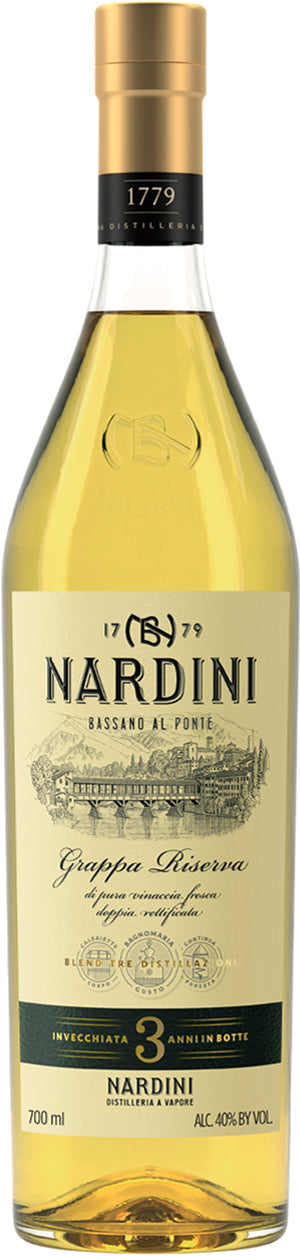 Nardini Grappa Riserva 3Ys  80 Prf 700Ml