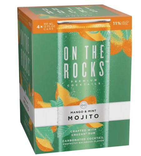 On The Rocks Mango & Mint Mojito 4Pk Cans