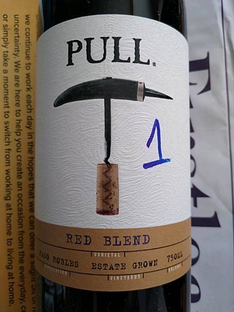 Pull Paso Robles Red Blend 2020