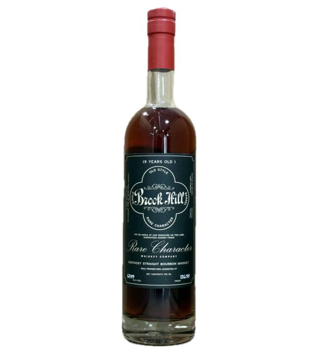 RARE CHARACTER BROOK HILL SINGLE BARREL 9 YEAR OLD BOURBON