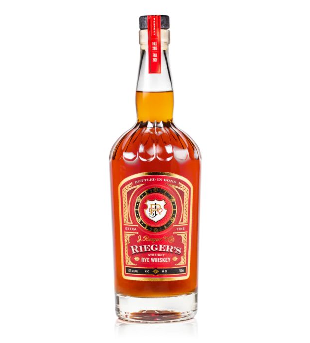 Riegers Bib Straight Rye 100Pf Nv  750Ml