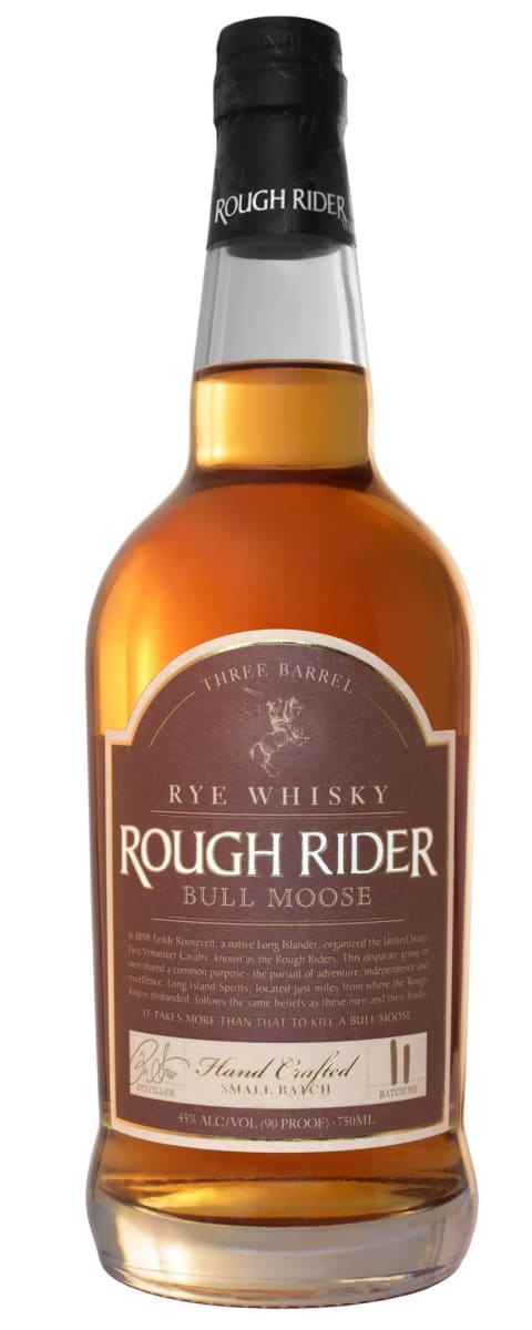 Rough Rider Bull Moose Three Barrel Rye Whisky Np  90 Prf 750Ml