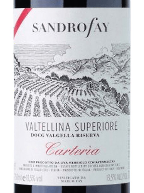 Sandro Fay Valtellina Valgella Superiore Riserva ‘Carteria’ 2019