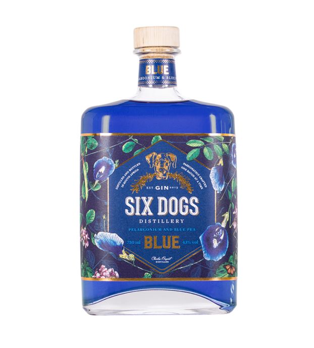 Six Dogs Blue Ginのボトル画像