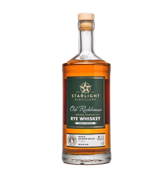 Straight Rye Whiskey Old Rickhouse Starlight Distillery
