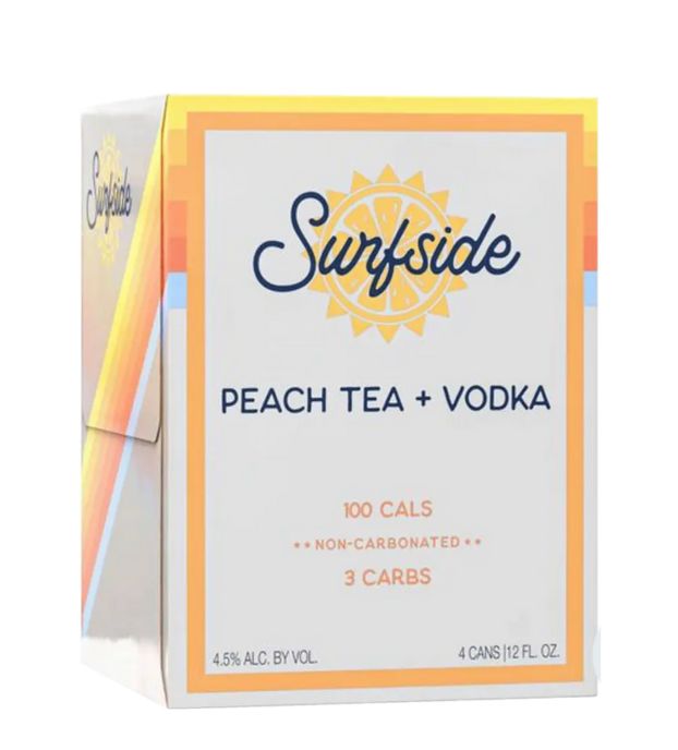 Surfside Peach Tea Vodka 4Pk