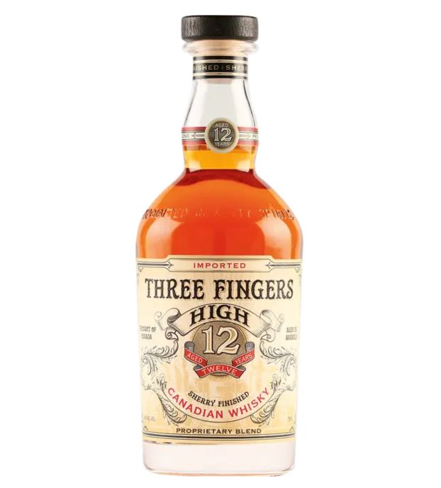 Three Fingers 12 Yo Canadian Whiskey  80 Pf 750Ml