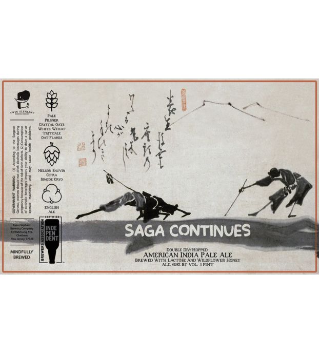 Twin Elephant Brewing Saga Continues  4Pk