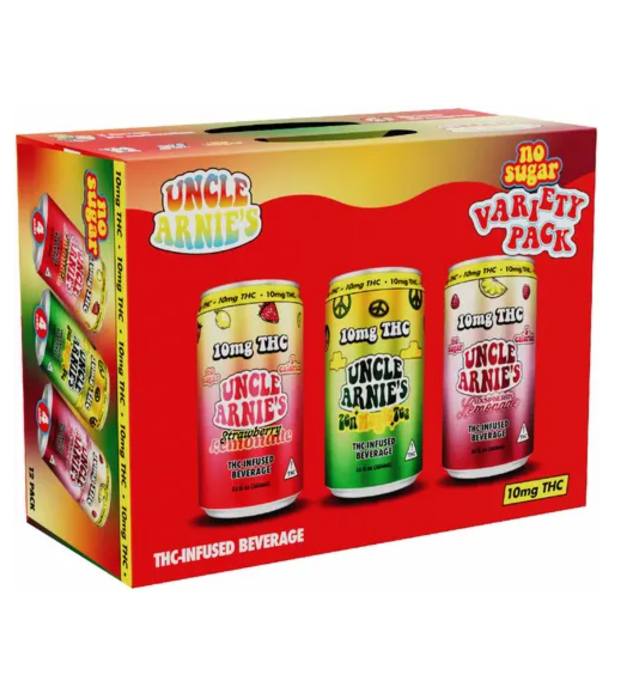 Uncle Arnies Zero Varity 12Pk 10Mg