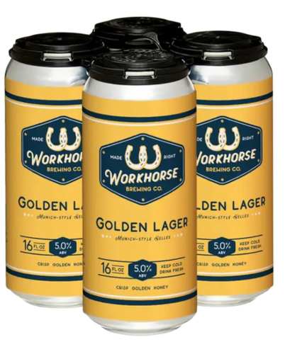 WORKHORSE GOLDEN LAGER 4PK