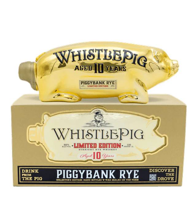 Whistlepig Limited Edition 10 Years Aged Gold Edition Piggyb