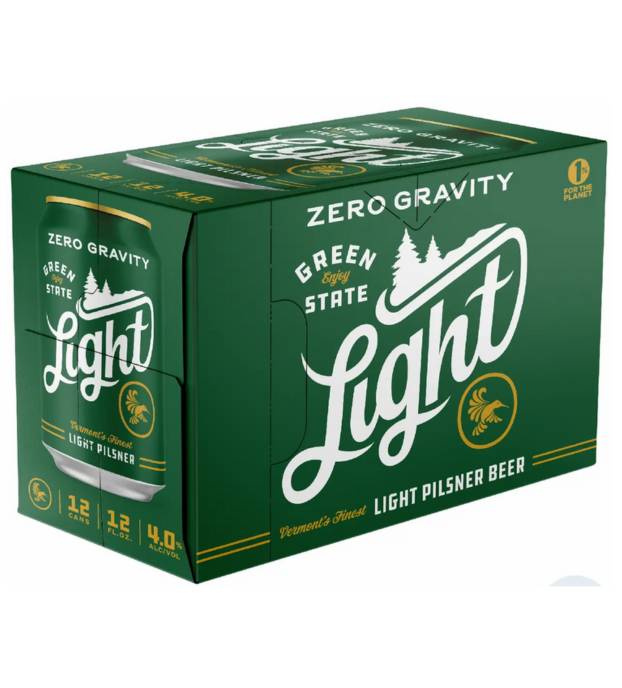 Zero Gravity  Green State Lager 12 Pk Cans